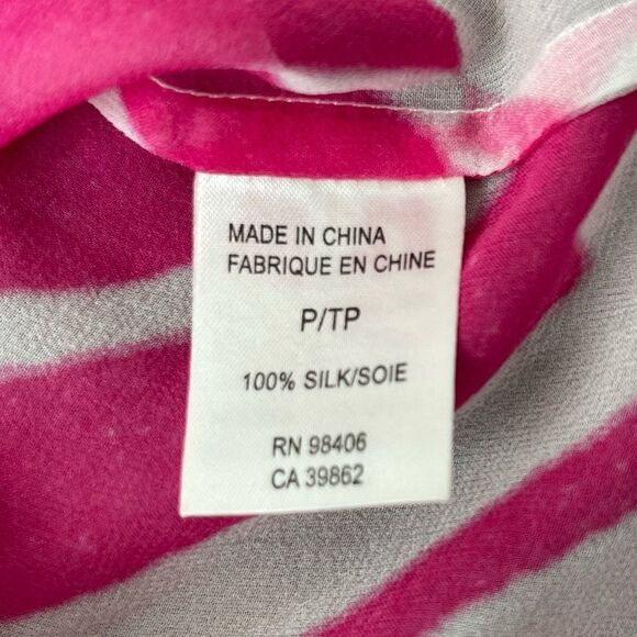 Theory 100% silk tunic top size P - Picture 10 of 10